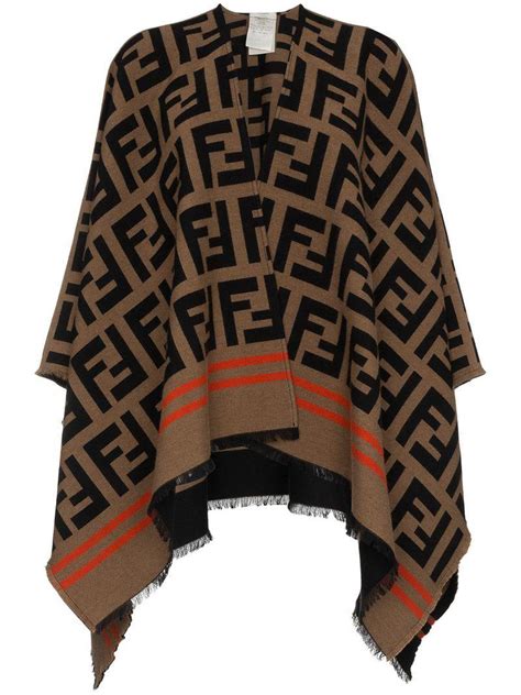 fendi shawl poncho|fendi poncho women's.